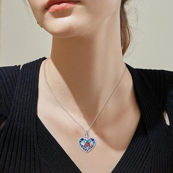 Angel Cardinal Ashes Necklace Messenger from Heaven Memorial Jewelry - Picture 16 of 16